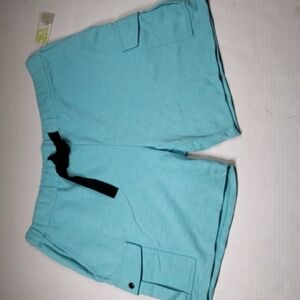 BP nordstrom teal jersey shorts buckle belt  Women's Medium